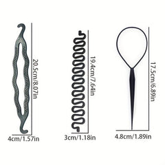 Hair Styling Set with DIY Hair Accessories