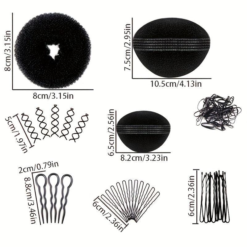 Hair Styling Set with DIY Hair Accessories