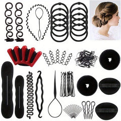 Hair Styling Set with DIY Hair Accessories