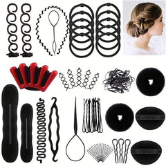 Hair Styling Set with DIY Hair Accessories