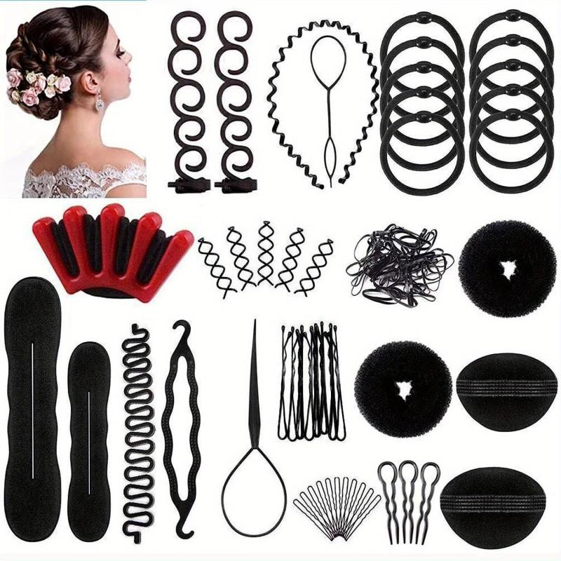 Hair Styling Set with DIY Hair Accessories