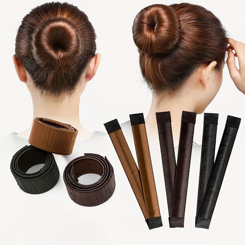 Hair Bun Maker Hair Braider Snapping Ring Headwear Hair Curler Hair Accessories
