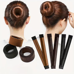 Hair Bun Maker Hair Braider Snapping Ring Headwear Hair Curler Hair Accessories