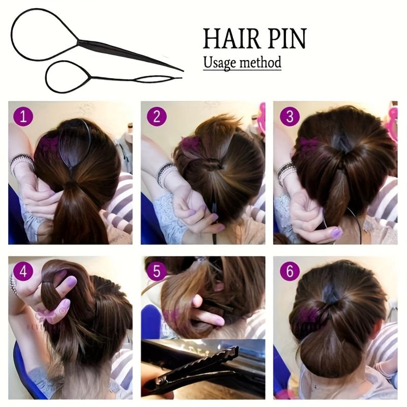 5pcs Hair Styling Tool Set Hair Twisting Clip Hair Accessories