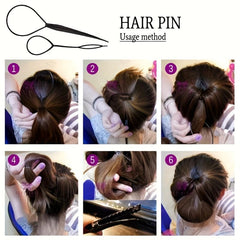 5pcs Hair Styling Tool Set Hair Twisting Clip Hair Accessories