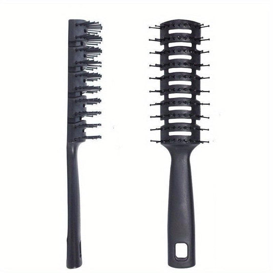 Men's Curved Detangling Hair Brush with Vent