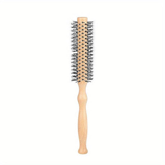 Nylon Curling Wooden Comb Fluffy Hair Brush