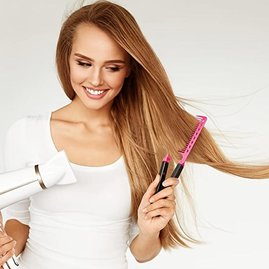 Salon Hair Brush Combs Hairdressing Styling Hair Straightener