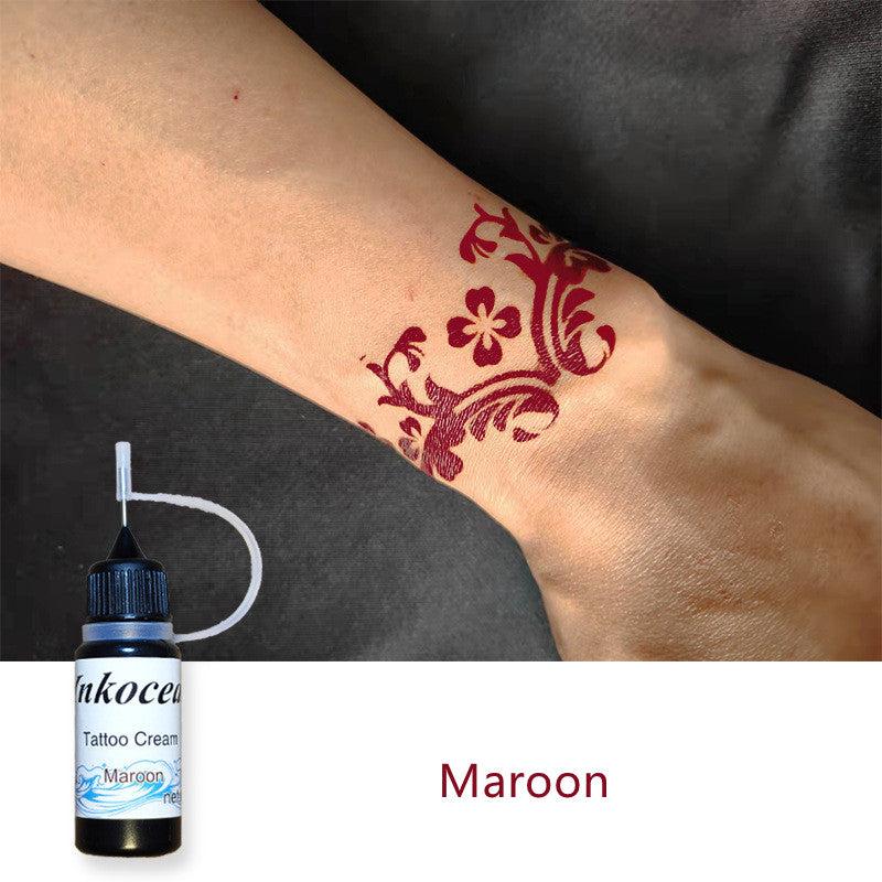 10ml Tattoo Ink Juice Tattoo Cream Waterproof Body Art Paint Tattoo Makeup