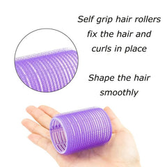 Heatless Hair Curlers Set Self Grip Rollers For Stylish Curls And Waves