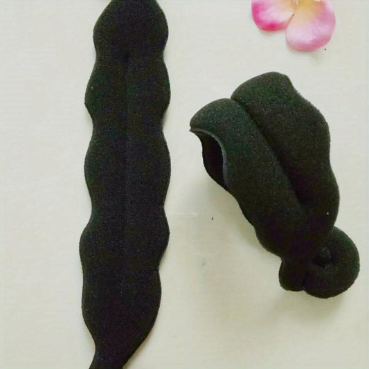 Magic Foam Sponges for Women Hair Styling Clip with Donut Accessories