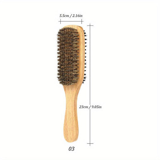 Double-Sided Boar Bristle Broken Hair Brush