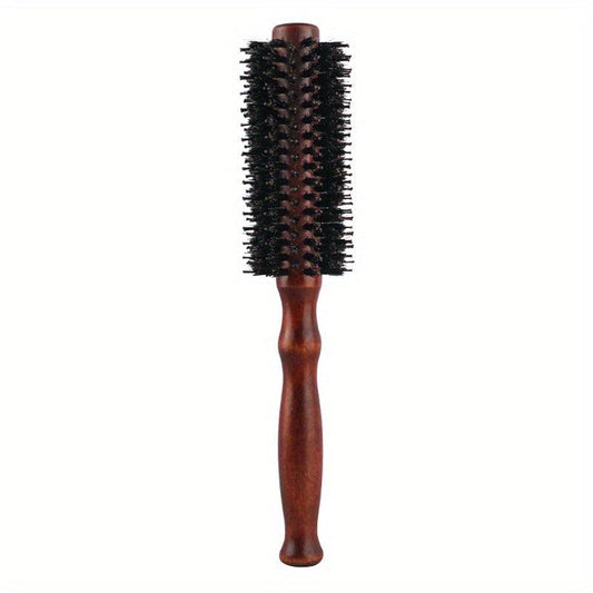 Boar Bristle Round Hair Brush Anti Static Curling Hair Comb