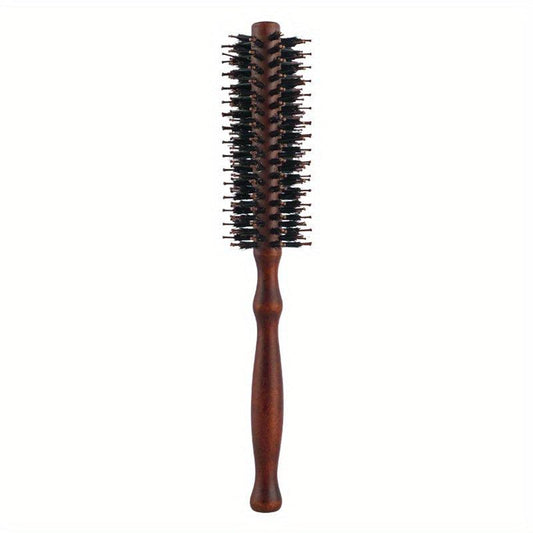 Boar Bristle Round Hair Brush Anti Static Curling Hair Comb