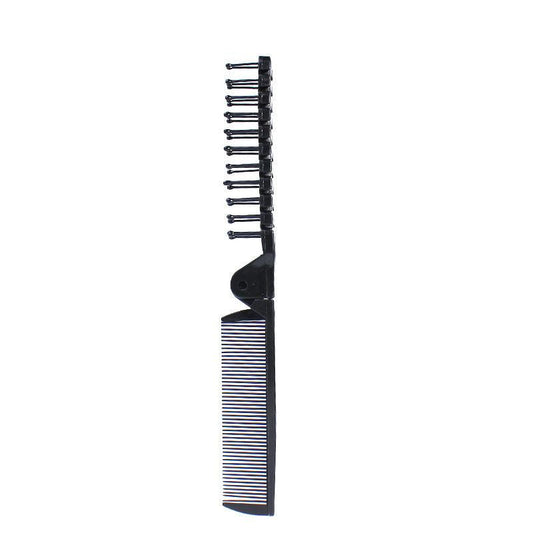 Portable Folding Detangling Comb for Men Dense Toothed Hair Comb