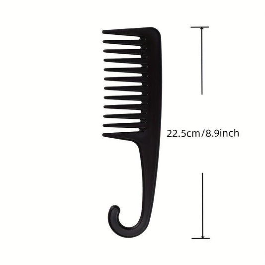 4pcs Hair Comb Set Wide/Fine Tooth Rat Tail Comb Shower Comb With Hook
