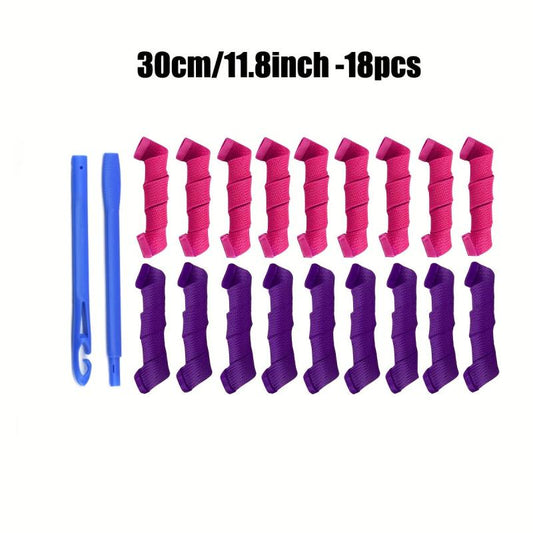 Magic Hair Curlers Portable Heatless Spiral Rollers DIY Styling Kit