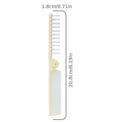 Anti-Static Folding Comb for Hair Styling and Massage