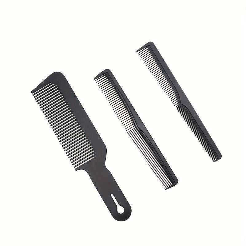 Pro Carbon Fiber Hair Combs Salon Combo Set