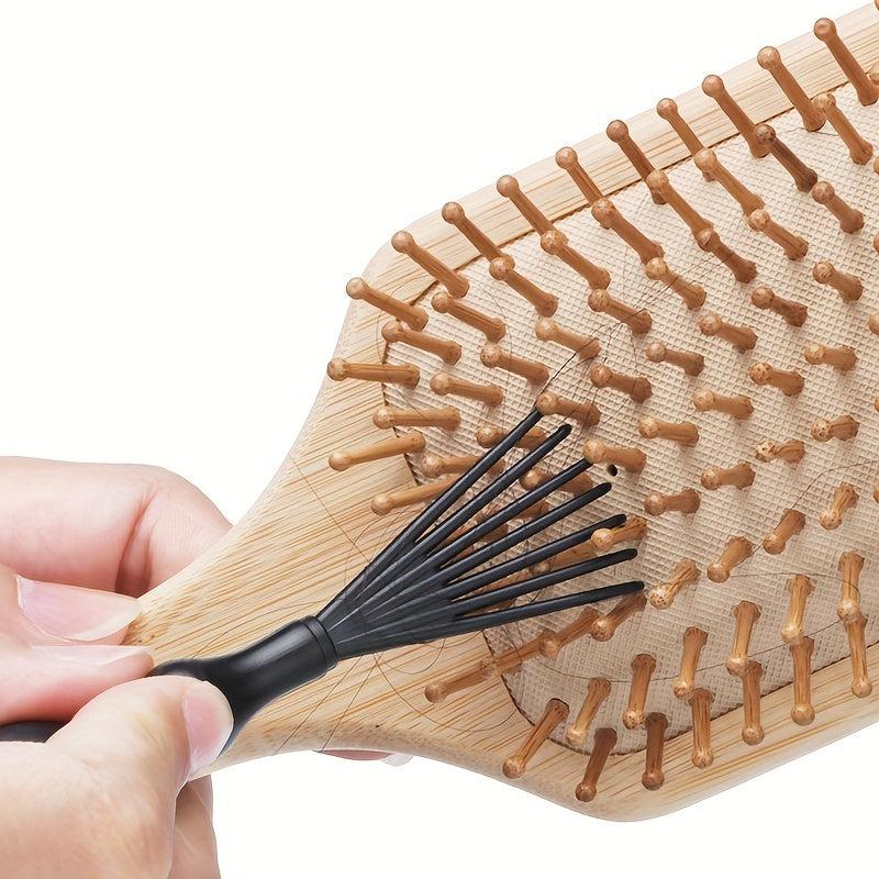 2pcs Hair Comb Cleaner Brush Tool - Remove Embedded Hair Effortlessly