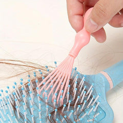 2pcs Hair Comb Cleaner Brush Tool - Remove Embedded Hair Effortlessly