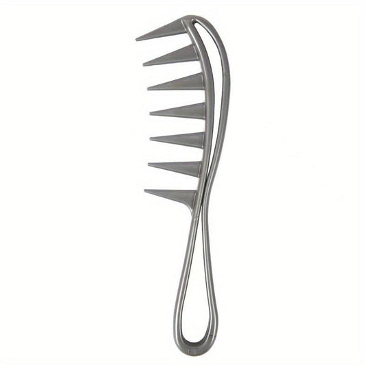 Shark Tooth Detangling Comb for Curly Hair Wet Thick Women Men Salon Wigs