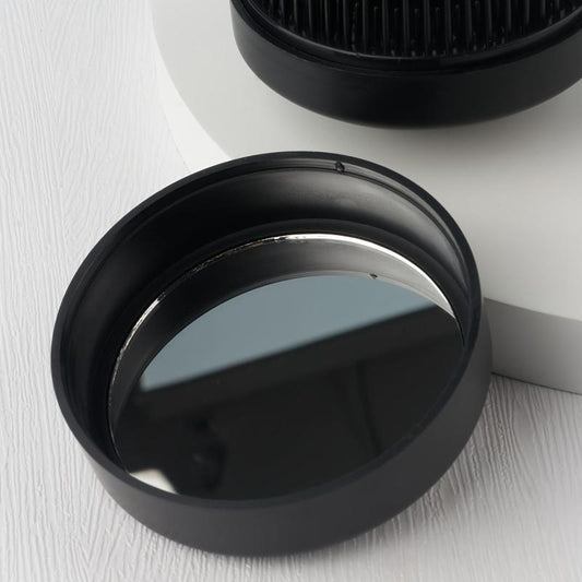 Round Hair Brush w/ Makeup Mirror & Comb