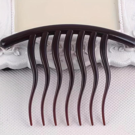 Wave Shaped Hair Comb Seven Tooth French Twist Hair Comb Hair Styling Tools
