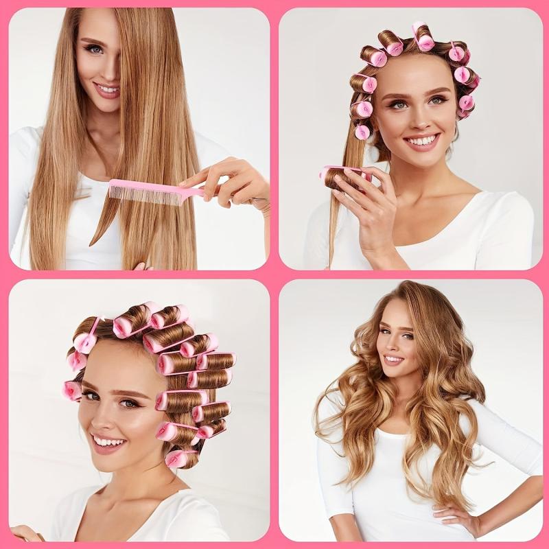 Foam Hair Rollers Sleep Curlers Flexible Hair Styling DIY Sponge Hair Clips