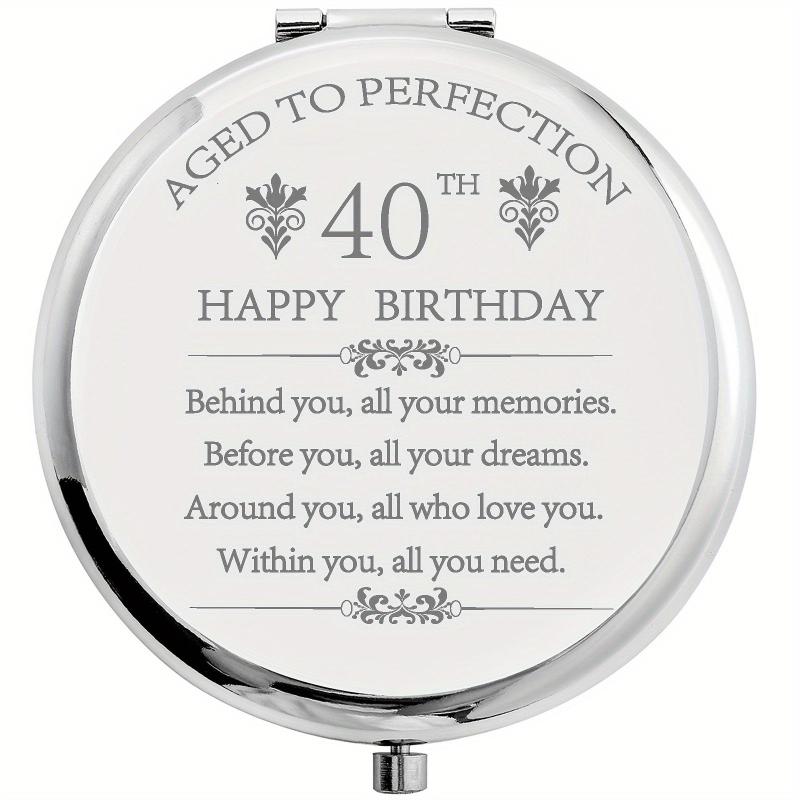 Round Makeup Mirror Compact Pocket Travel Makeup Mirror 60th Birthday