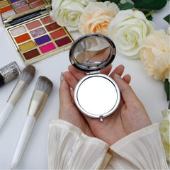Round Makeup Mirror Compact Pocket Travel Makeup Mirror 60th Birthday