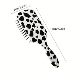 Animal Print Detangling Hair Brush Anti Static Hairdressing Brush