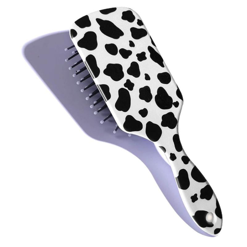 Animal Print Detangling Hair Brush Anti Static Hairdressing Brush