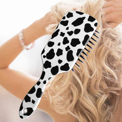 Animal Print Detangling Hair Brush Anti Static Hairdressing Brush