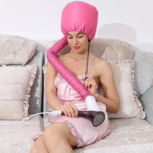 Adjustable Hair Drying Cap Bonnet Hat for Women Salon Home Use