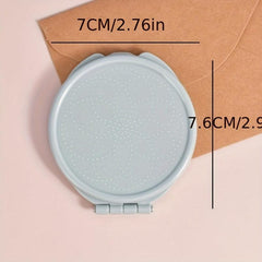 Compact Folding Makeup Mirror Small Travel Portable Cosmetic Vanity Mirror