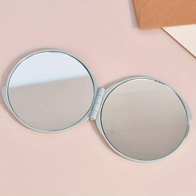 Compact Folding Makeup Mirror Small Travel Portable Cosmetic Vanity Mirror