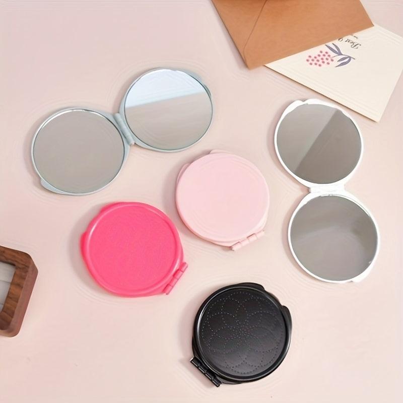 Compact Folding Makeup Mirror Small Travel Portable Cosmetic Vanity Mirror