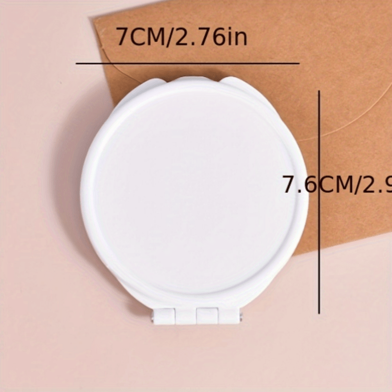 Compact Folding Makeup Mirror Small Travel Portable Cosmetic Vanity Mirror