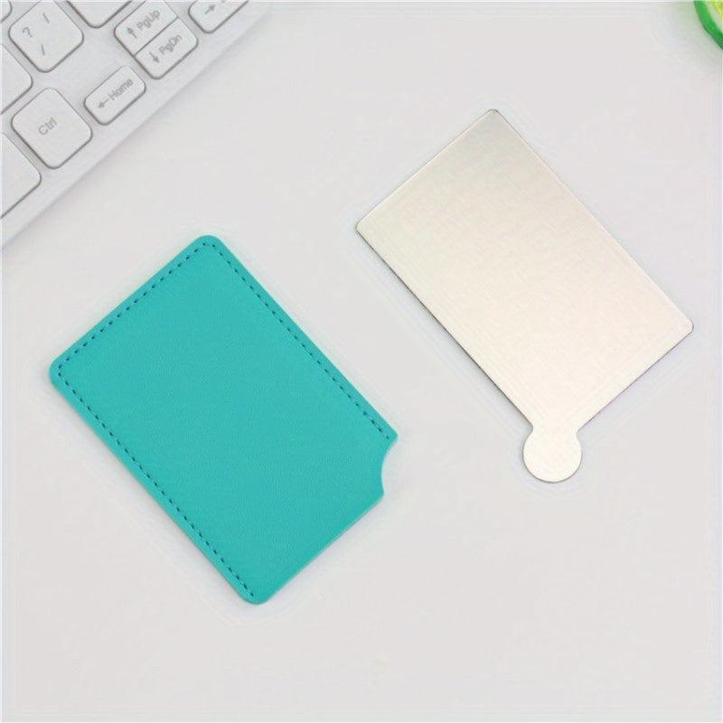 Mini Stainless Steel Makeup Pocket Mirror Portable Vanity Mirror
