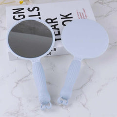 Cartoon Handle Candy Hand Mirror Portable Makeup Mirror