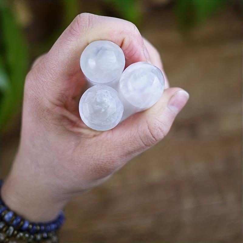 Selenite Massage Wand for Healing & Calming Effects