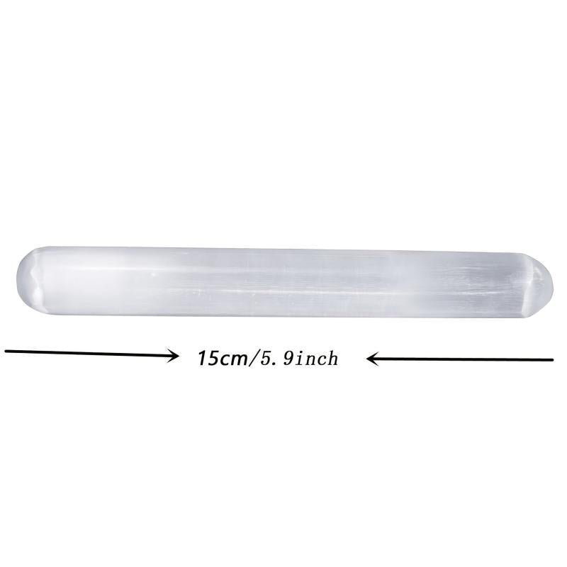 Selenite Massage Wand for Healing & Calming Effects