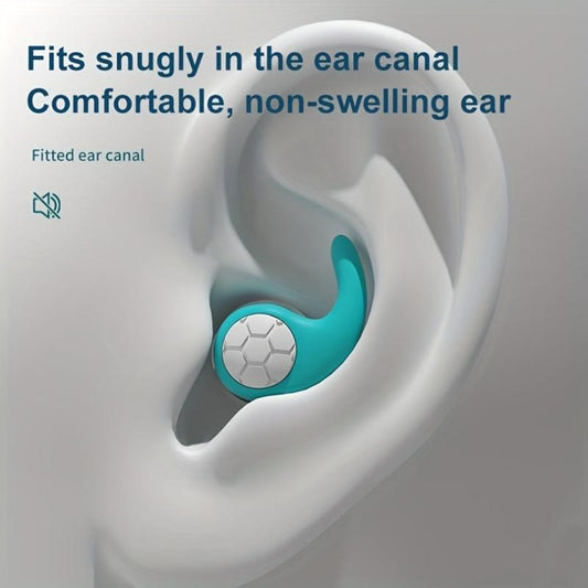 Sleeping Earplugs Pair Waterproof Reusable Comfortable for Swimming Sleeping