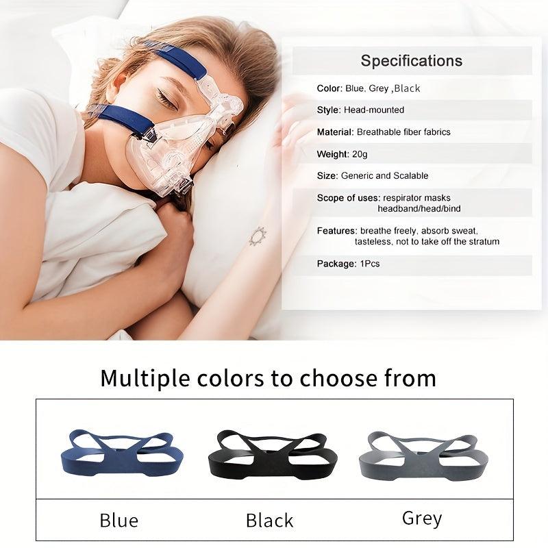 Breathing Machine Nose & Mouth Mask Headband Belt