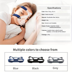 Breathing Machine Nose & Mouth Mask Headband Belt