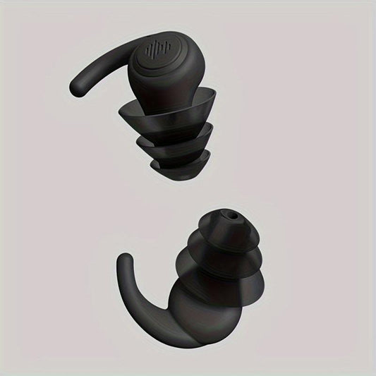 Soft Silicone Earplugs for Sound Insulation Sleeping Concert Swimming & Travel