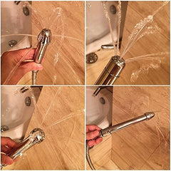 Aluminum Enema Nozzle Shower Set for Cleanse & Refresh