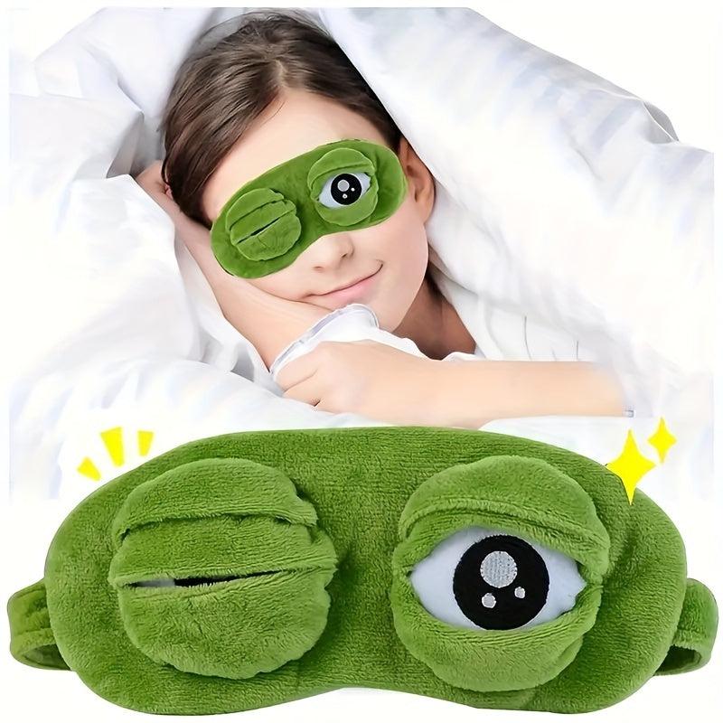 Frog Eye Mask For Sleep Light Blocking Men Women