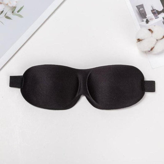 3D Contoured Blackout Eye Mask Adjustable Strap Soft Night Blindfol